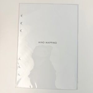 Cloth & Paper A5 size Planner Insert MIND MAPPING. Planner Refill Insert